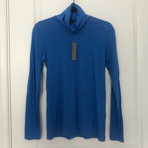NWT J. Crew Blue Tissue Turtleneck - Size Medium